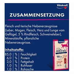 Vitakraft Vita Naturals Liquid-Snack su jautiena, skystas skanėstas katėms — 4 nuotrauka