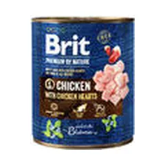 Brit Premium by Nature su vištiena ir širdelėmis, drėgnas maistas šunims 800 g — 2 nuotrauka