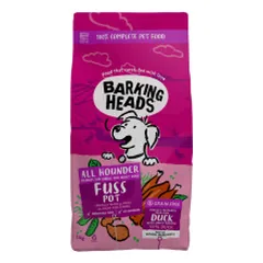 Barking Heads Fuss Pot Duck sausas pašaras su antiena šunims