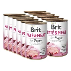 BRIT PATE & MEAT PUPPY 12x400g
