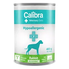 CALIBRA Veterinary Diet Dog Hypoallergenic Insect & Rabbit 400 g