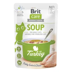 Brit Care Cat Soup sriuba su kalakutiena katėms - Pet24