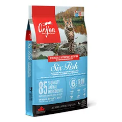 Orijen Six Fish Cat sausas maistas katėms - Pet24