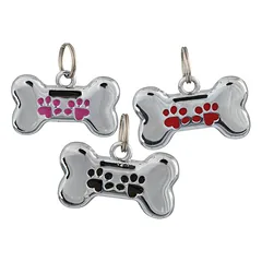 Trixie Fancy I.D. Tag Bone Shaped medalionas su adresu šunims, kaulo formos, 3.5 × 2 cm, 1 vnt.
