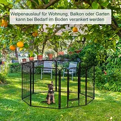 Šunų maniežas Relaxdays, XXL, 235 × 120 × 76,5 cm — 2 nuotrauka