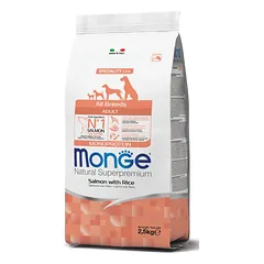 Monge adult sausas pašaras (lašiša ir ryžiai) 2,5kg