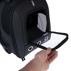 TIAKI kuprinė augintiniams su langeliu, Mažiems 5–10 kg — 5 nuotrauka