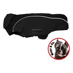 Wolters Regenjacke Easy Rain für Mops & Co. schwarz/schwarz