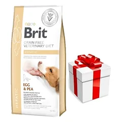 Brit gf veterinary diets dog Hepatic 2kg + Staigmena ŠUNIUI