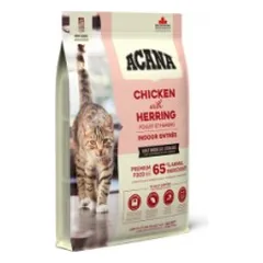 Acana Indoor Entree Cat sausas maistas katėms, 4.5 kg parduotuvėje akvanamai.lt