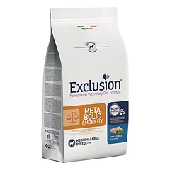Exclusion Metabolic & Mobility sausas maistas didelių veislių šunims su kiauliena ir kanapėmis 2 kg