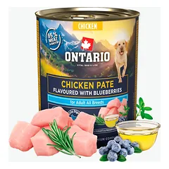 Ontario Adult Chicken Pate su mėlynėmis, 800 g