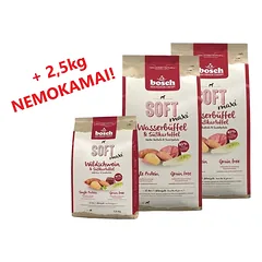 Bosch Soft Maxi Water Buffalo & Yams 2x12,5 kg + 2,5kg NEMOKAMAI!