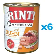 RINTI Kennerfleisch Chicken vištiena 6x800 g