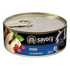 Savory Nassfutter für Katzen mit Fisch