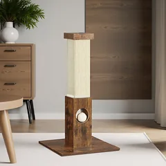 Kačių draskyklė 73 cm su žaislu — 2 nuotrauka