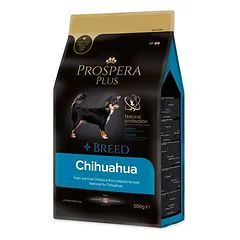 Prospera Plus Chihuahua super premium sausas maistas suaugusiems šunims su vištiena ir ryžiais, 500 g
