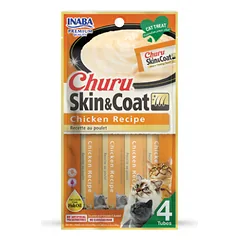 Churu Skin&Coat Chicken skanėstas katėms su vištiena 56 g