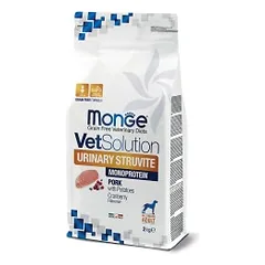 Monge VetSolution Canine Urinary Struvite Monoprotein Pork 2 kg parduotuvėje akvanamai.lt