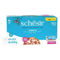 SCHESIR Tunas sultinyje katėms 36x50 g — 2 nuotrauka