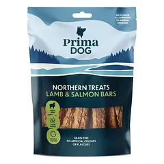 Skanėstas šunims Prima Dog Northern Treats Lamb & Salmon Bars 400g