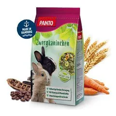 Panto Zwergkaninchenfutter maistas nykštukiniams triušiams, 2,5 kg