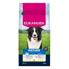 Eukanuba Premium Nutrition Mature Medium Breed su vištiena, sausas maistas šunims, > 10 kg — 2 nuotrauka