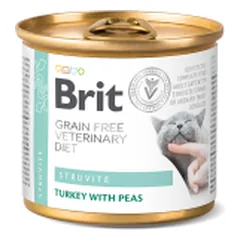 Brit GF Veterinary Diets Struvite drėgnas maistas katėms su šlapimo takų susirgimais, 200 g