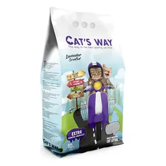 Cat’s Way levandų kvapo bentonitinis kačių kraikas, 10 l / 8,5 kg