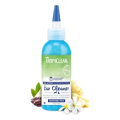 TropiClean Dual Action ausų valiklis šunims ir katėms, 118 ml