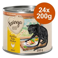 Feringa Selected Recipes drėgnas maistas katėms, ekonominė pakuotė 24 x 200 g