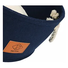 Felt barrel Blue M - 40x40x17cm — 4 nuotrauka