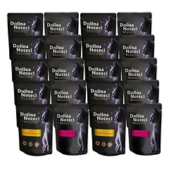 Dolina Noteci Premium vištienos krūtinėlės filė katėms Mišrių skonių 20x85g