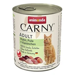 animonda kombinuotas rinkinys: 12 x 800 g Carny Adult + 20 x 15 g Milkies Selection, drėgnas maistas katėms, Mixpaket Rind & Geflügel (3 Sorten) + Milkies Snack (4 Sorten) — 4 nuotrauka