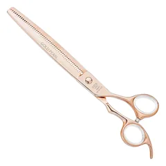 Geib Gold Pearl Blender 8.0 - vienpusės retinimo žirklės, 50 dantų, elegantiškos auksinės spalvos, Złoty / 8" — 2 nuotrauka