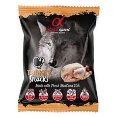 ALPHA SPIRIT SNACKS DOG skanėstai šunims su kalakutiena, 50g nuotrauka