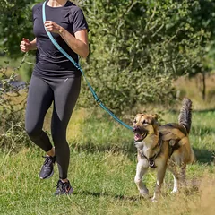 TRIXIE Bėgimo pavadėlis, 1,33-1,80 m-20 mm, grafito-papajų — 3 nuotrauka