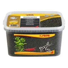 Sera gruntas akvariumui, antracito pilka, 1-3 mm, 6 l