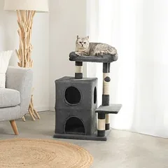 Lionto draskyklė katėms, 80 cm, šviesiai pilka — 5 nuotrauka