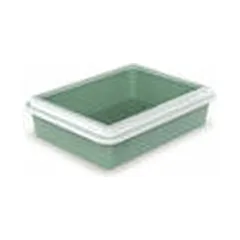Georplast atviras tualetas katėms su bortu 43,5 x 34 x 11 cm, įvairių spalvų — 4 nuotrauka