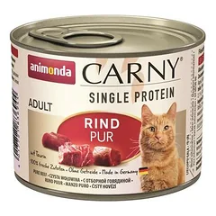 Animonda Cat konservai Carny Adult Single Protein 6 x 200 g drėgnas maistas katėms, 200 - 399 g — 3 nuotrauka