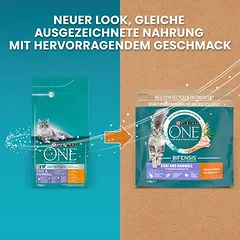 PURINA ONE Coat & Hairball sausas maistas katėms — 2 nuotrauka