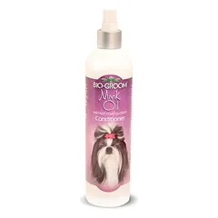 Bio-Groom Mink Oil Instant Coat Glosser Conditioner kondicionierius šunims su vitaminu E ir apsauga nuo saulės, 355 ml
