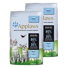 Applaws Kitten Chicken sausas kačiukų maistas 2x7,5kg