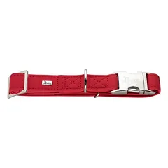 HUNTER antkaklis šunims Softie Alu Strong, Dydis: XL, Spalva: raudona, Kaklo apimtis: 45 - 65 cm, Plotis: 2,5 cm — 2 nuotrauka
