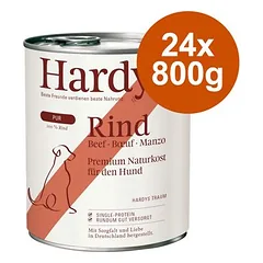 Hardys Pur drėgnas maistas šunims, ekonominė pakuotė 24 x 800 g