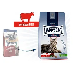 Happy Cat visavertis pašaras suaugusioms katėms su jautiena Culinary VoralpenRind, 10 kg