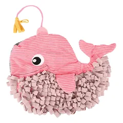 Flamingo Uostymo Kilimėlis Šuniukams Banginis (38 cm) - uostymo kilimėlis šuniukams ir mažiems šunims, čežantis banginis