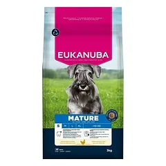 Eukanuba Dog Mature and Senior Small su vištiena, sausas maistas šunims 3 kg