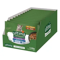 Ultima Cat Expert Nutrition Senior su vištiena ir jautiena, drėgnas maistas katėms — 2 nuotrauka